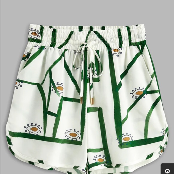 Commense Print Drawstring Shorts Set - Picture 7 of 8
